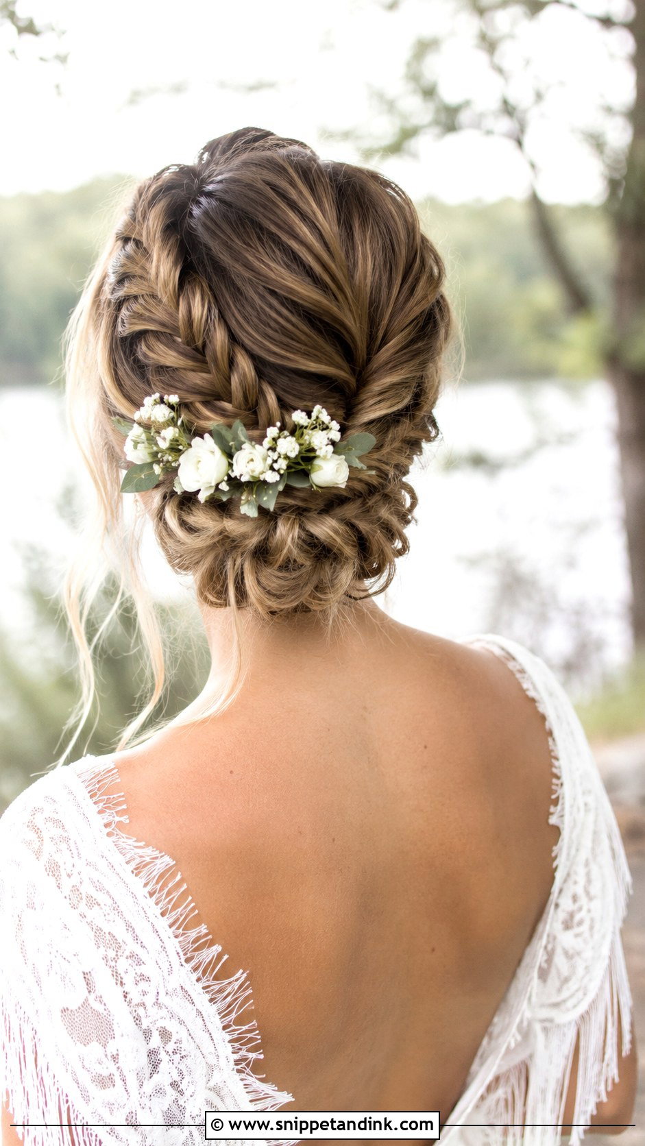 Fishtail Braid Updo - Snippet and Ink - 30 Wedding Updo Hairstyles