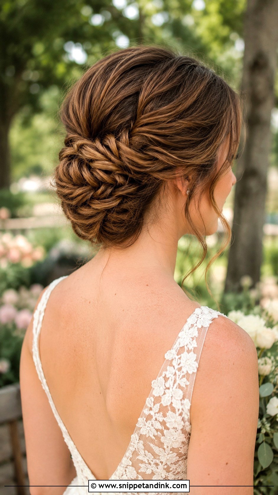 Fishtail Braid Updo - Snippet and Ink - 35 Bridal Hair Ideas