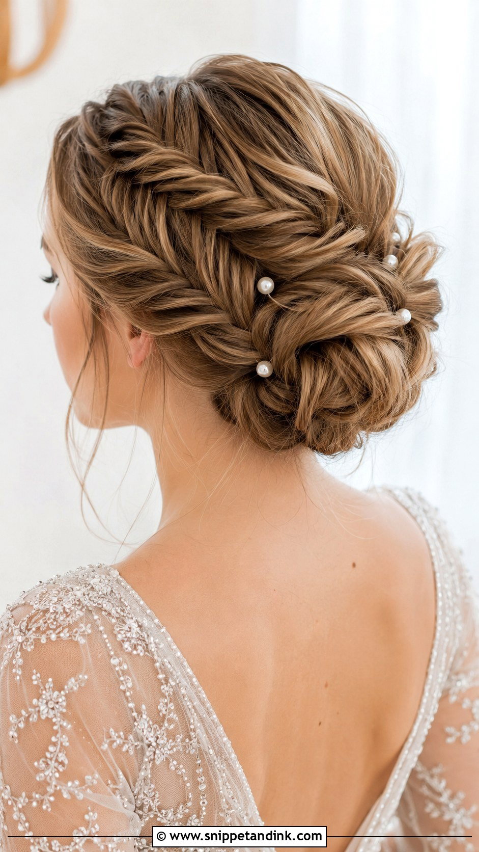Fishtail Braid Updo - Snippet and Ink - 20 Bridal Updo with Braid Ideas