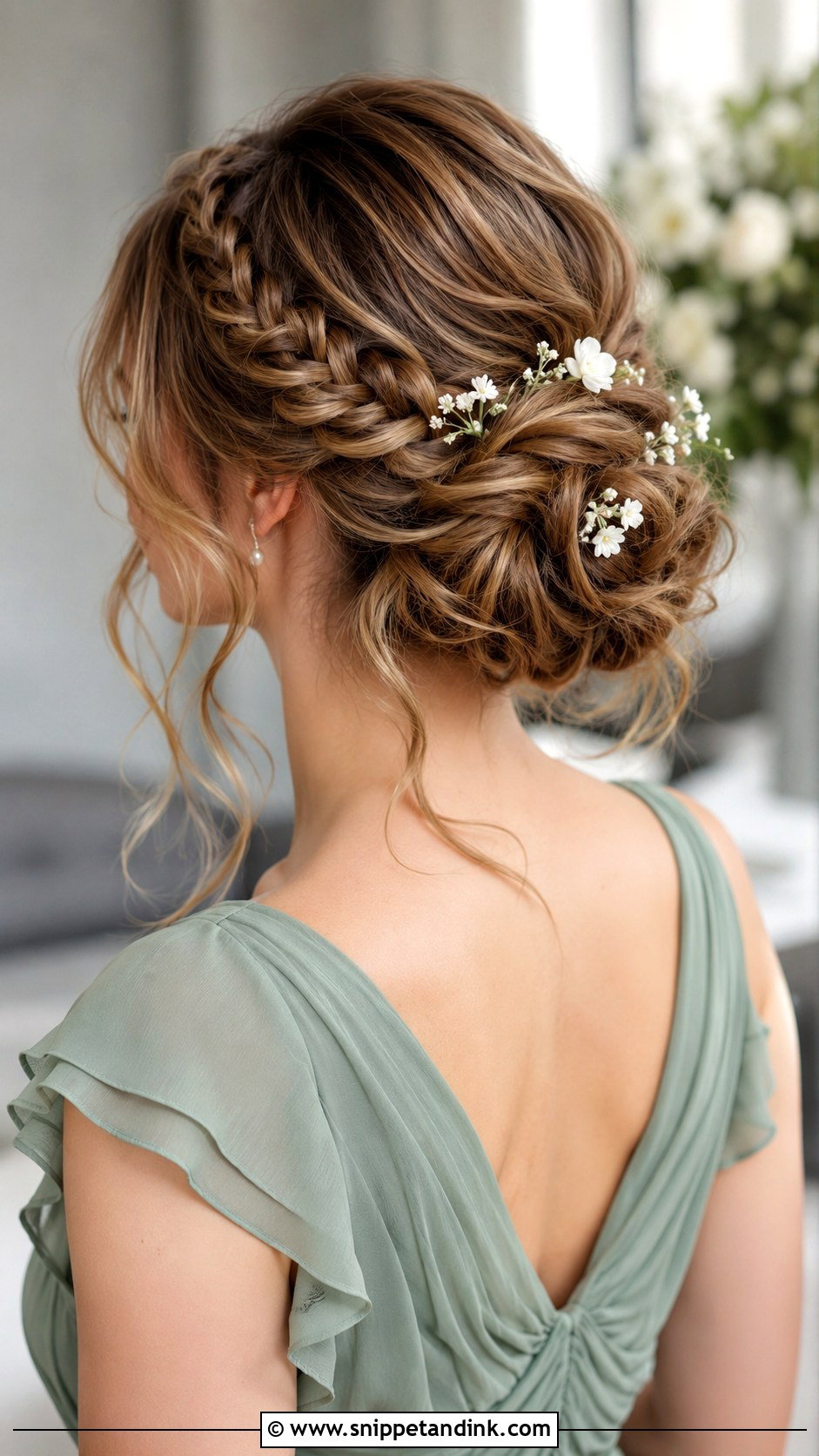 Fishtail Braid Updo For Bridesmaid - Snippet and Ink - 20 Braid Hairstyles for Wedding Bridesmaid