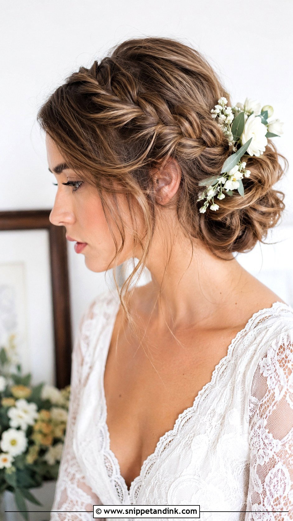 Fishtail Braid Updo for Round Faces - Snippet and Ink - 25 Wedding Hairstyles for Round Faces