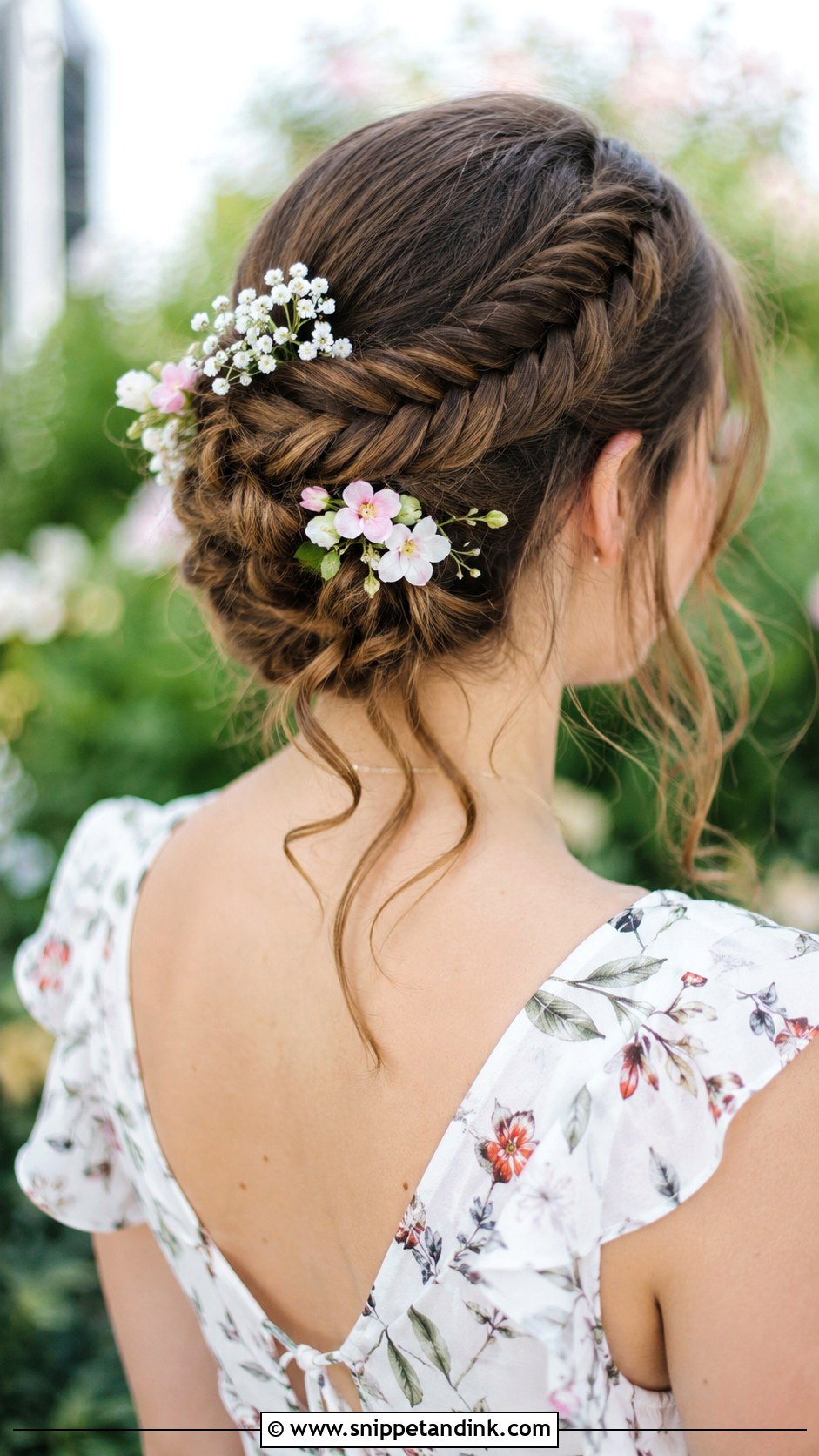 Fishtail Braid Updo for Wedding Guest - Snippet and Ink - 20 Hair Upstyles Wedding Guest Ideas