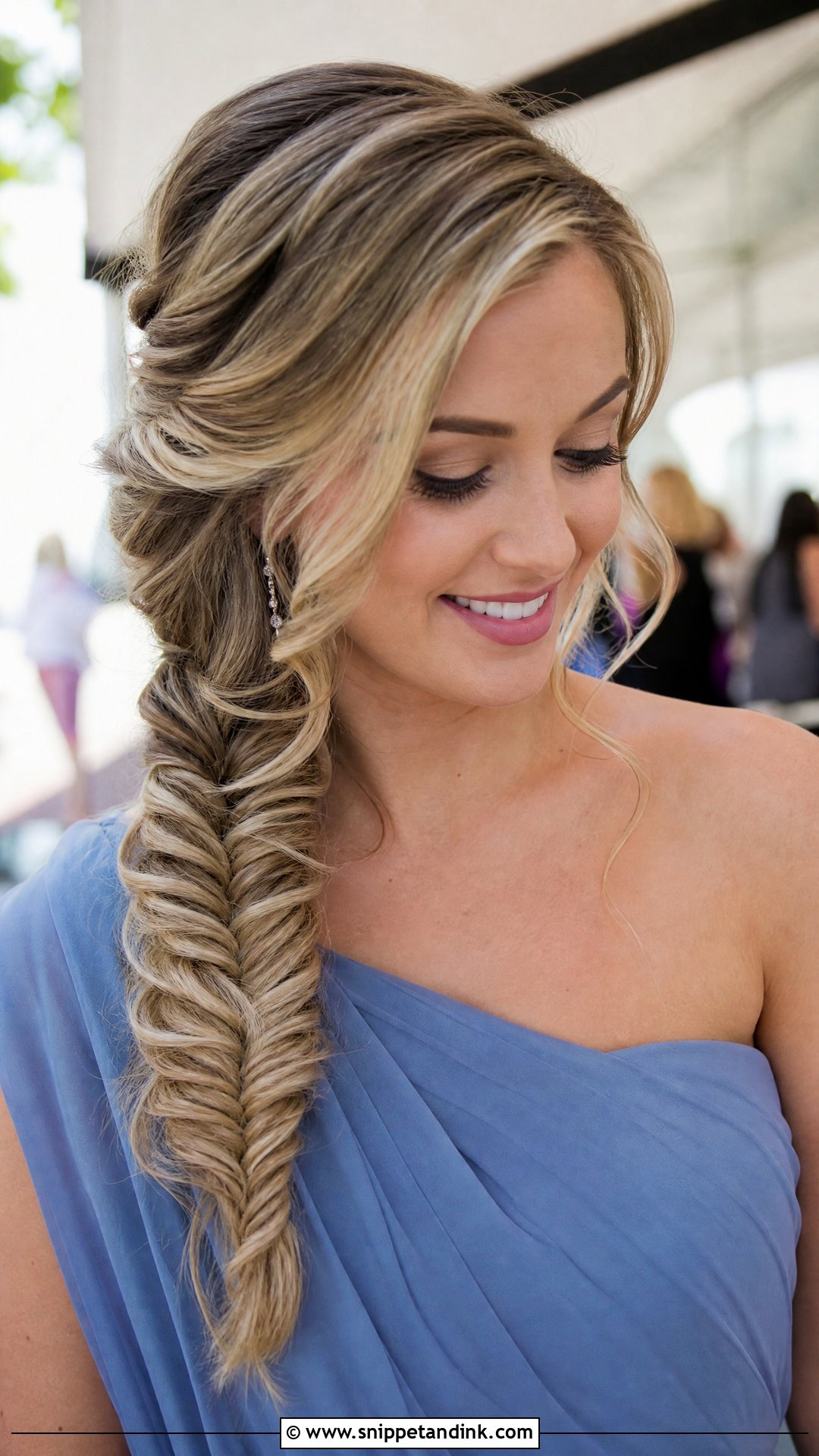 Fishtail Braid Wedding Guest Hairstyle - Snippet and Ink - 15 Braid Hairstyles for Wedding Guest