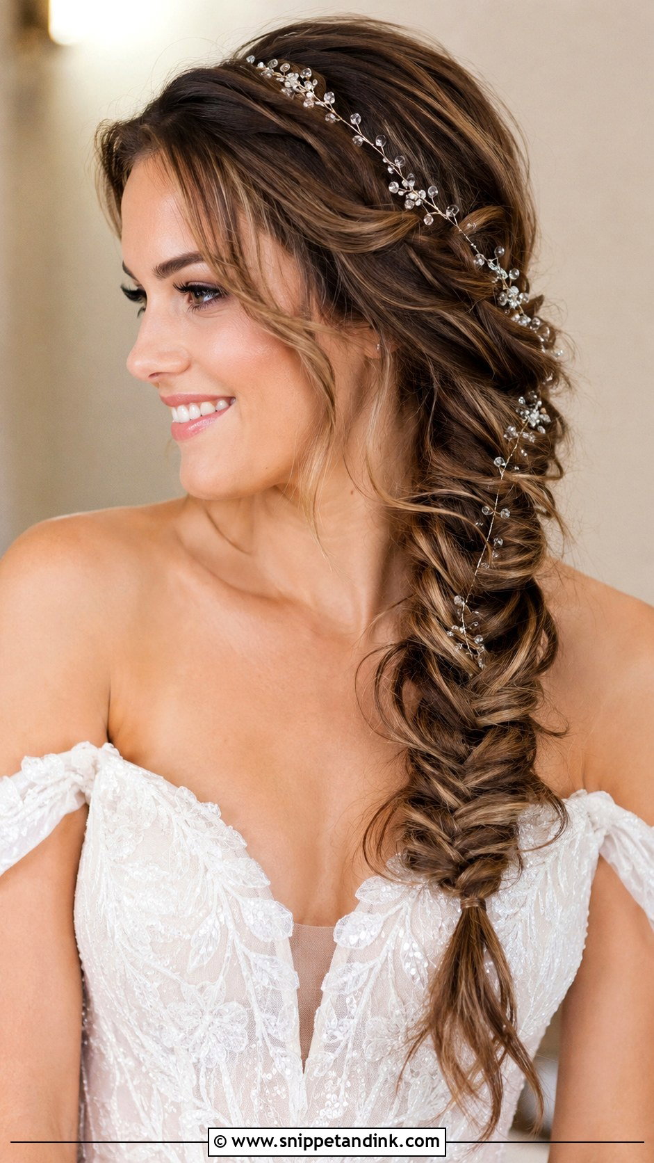 Fishtail Braid Wedding Hair - Snippet and Ink - 20 Braided Hair for Wedding Ideas