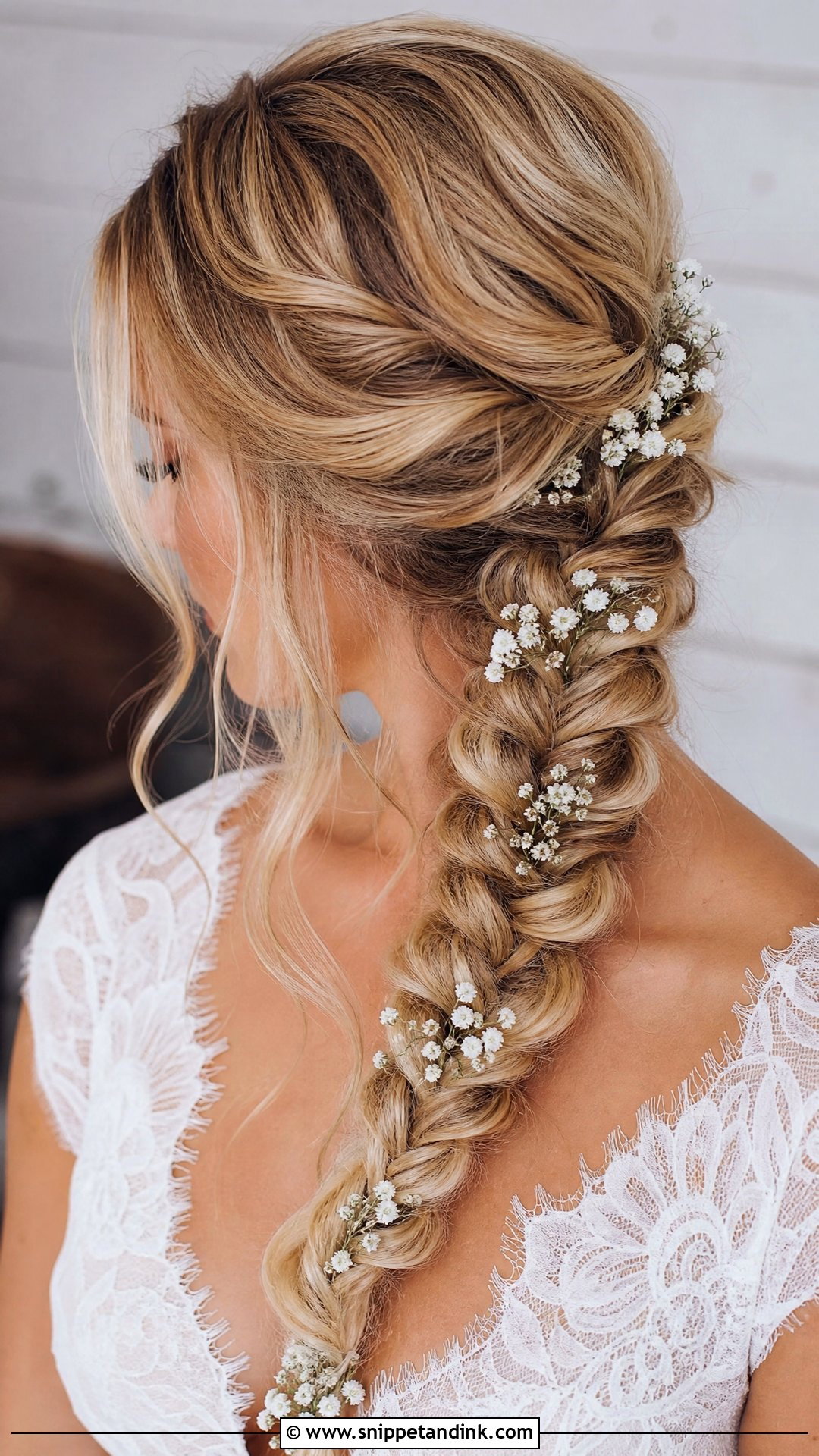 Fishtail Braid Wedding Hair For Thick Hair - Snippet and Ink - 20 Wedding Hairstyles for Thick Hair