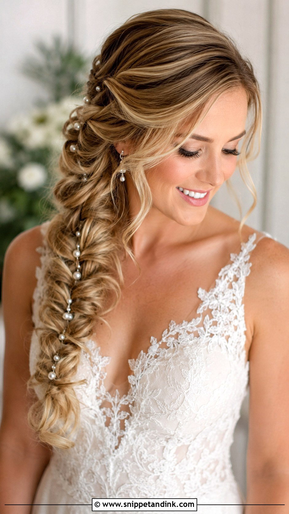 Fishtail Braid Wedding Hairstyle - Snippet and Ink - 20 Hair for a Wedding Ideas
