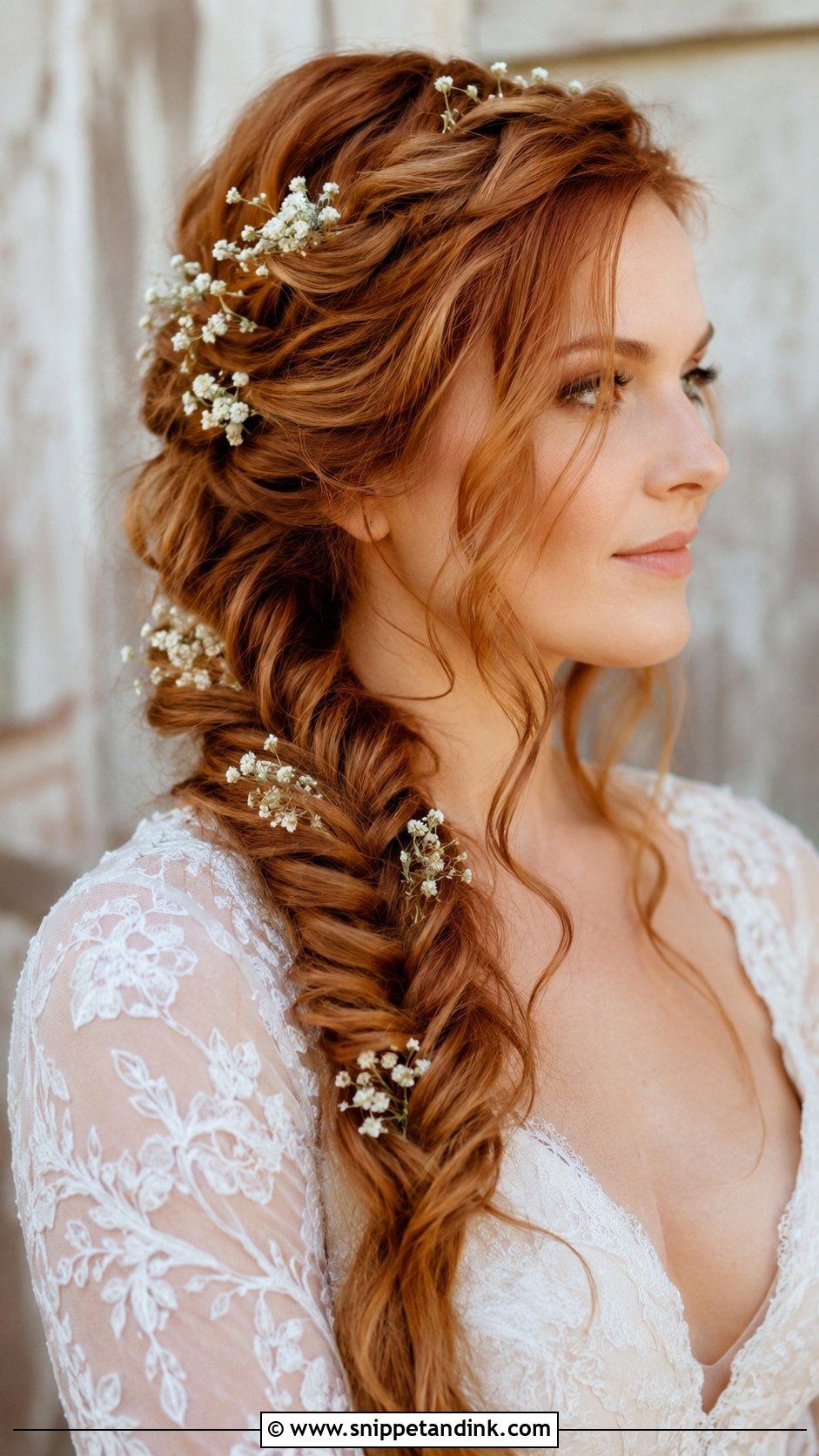 Fishtail Braid Wedding Hairstyle - Snippet and Ink - 20 Modern Wedding Hair Ideas