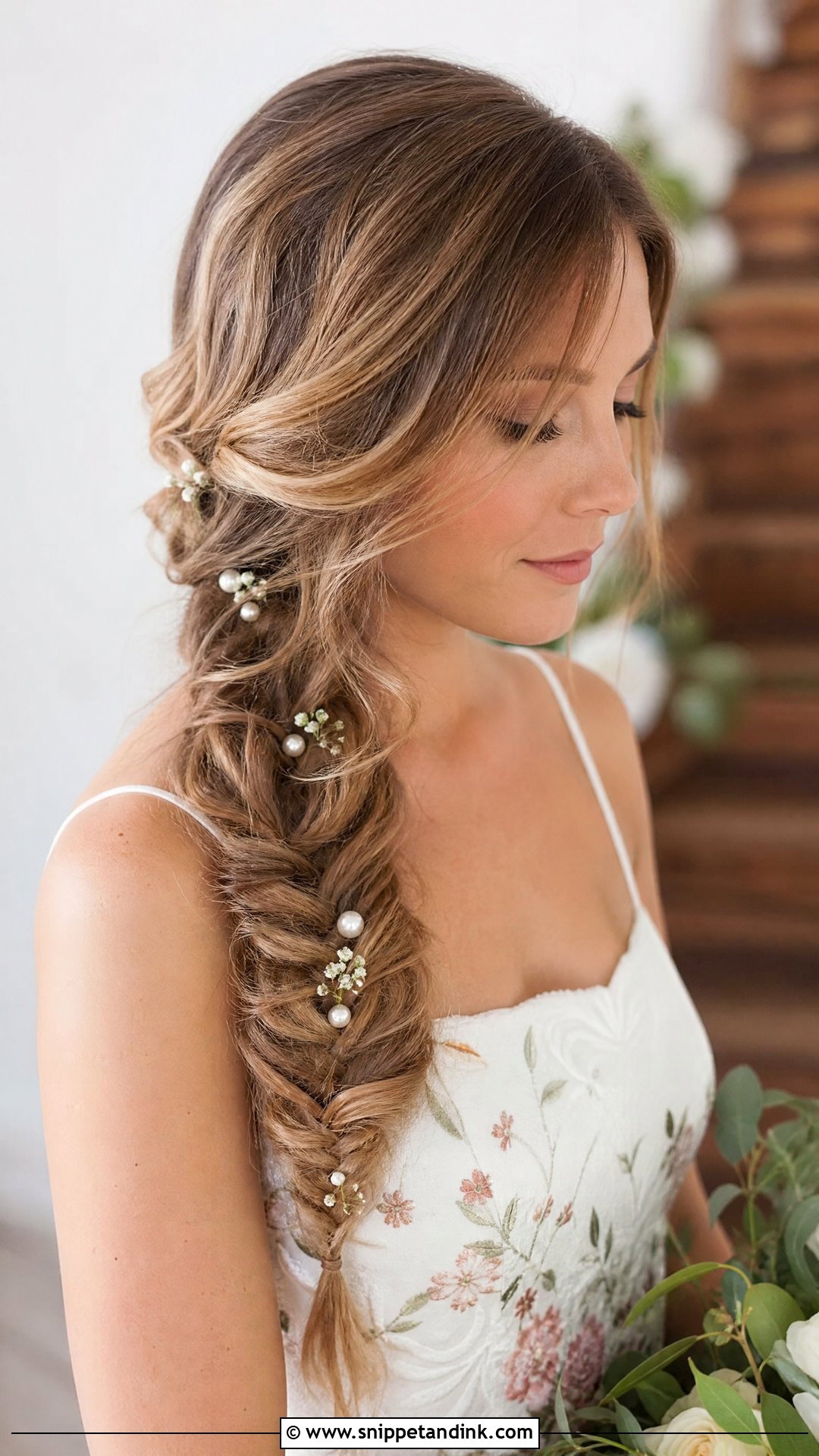 Fishtail Braid Wedding Hairstyle - Snippet and Ink - 20 Unique Wedding Hairstyles