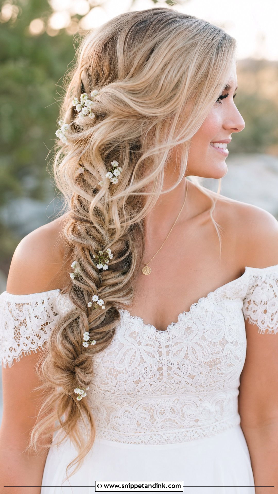 Fishtail Braid Wedding Hairstyle - Snippet and Ink - 20 Wedding Hair Ideas for Long Hair