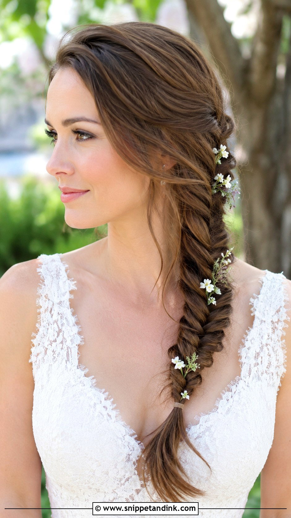 Fishtail Braid Wedding Hairstyle - Snippet and Ink - 25 Marriage Hairstyles
