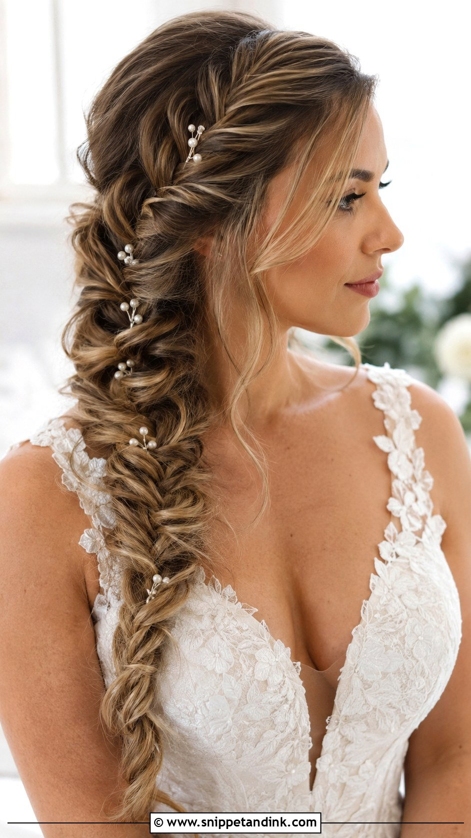 Fishtail Braid Wedding Hairstyle - Snippet and Ink - 30 Wedding Hairstyles for Bride