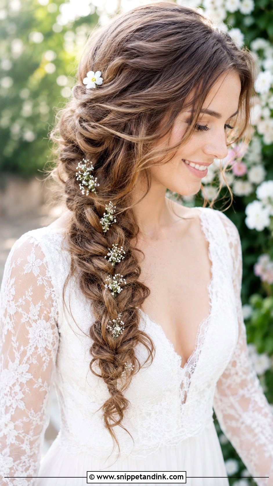 Fishtail Braid Wedding Hairstyle - Snippet and Ink - 20 Braids Hairstyles Wedding
