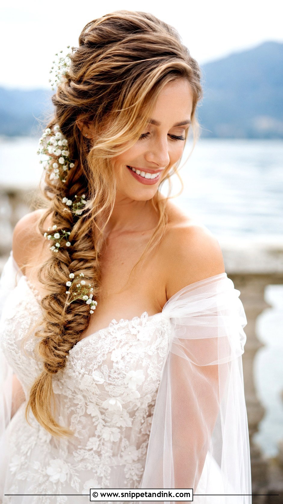 Fishtail Braid Wedding Hairstyle - Snippet and Ink - 35 Wedding Hairstyle Ideas
