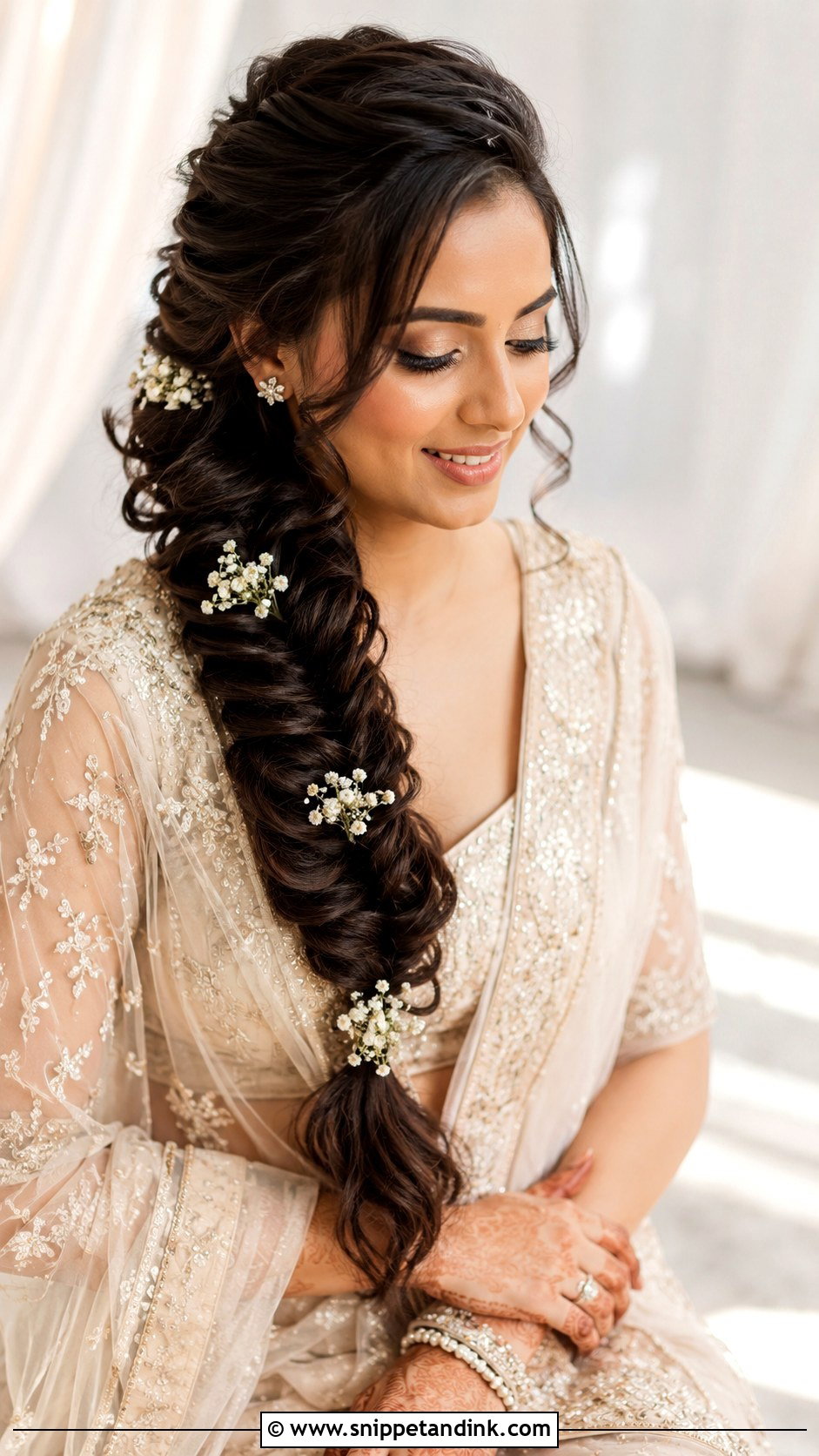 Fishtail Braid Wedding Hairstyle For Long Hair - Snippet and Ink - 15 Long Hairstyles for a Wedding