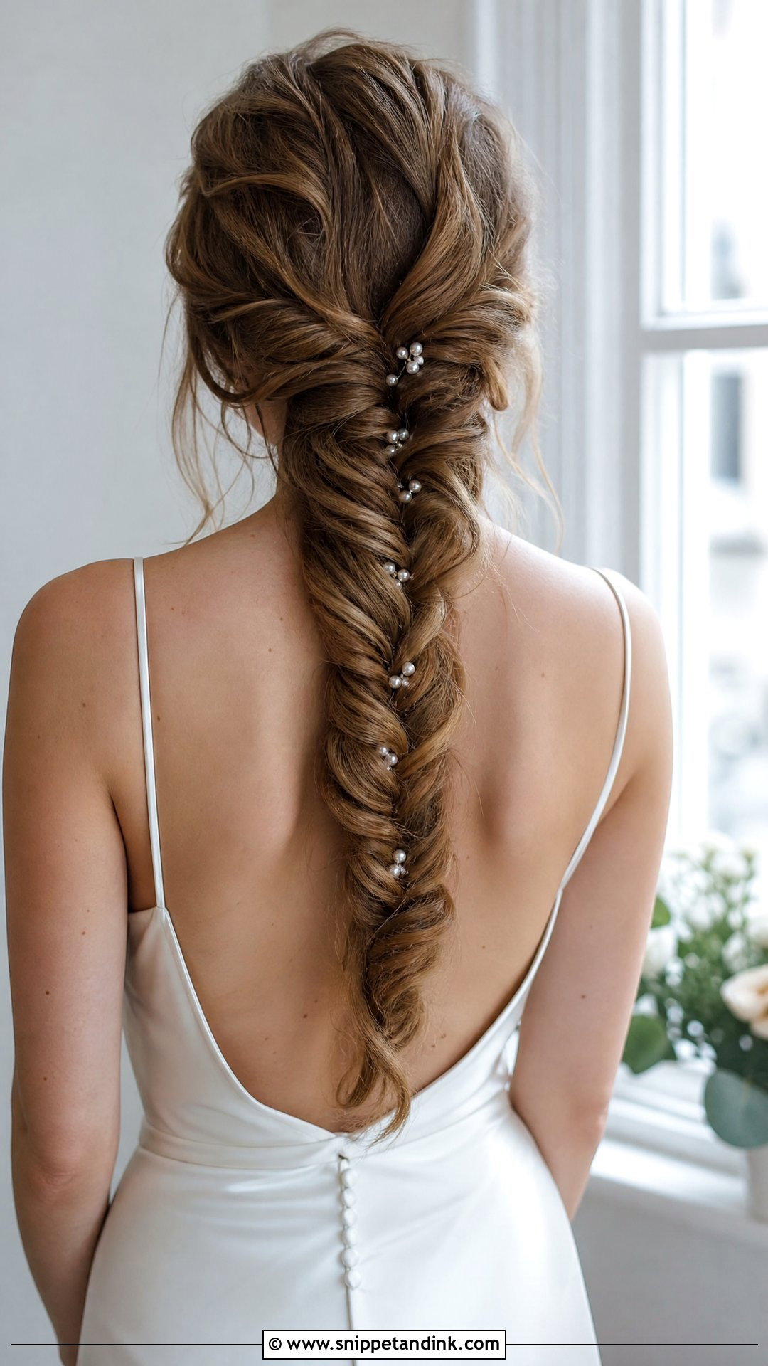 Fishtail Braid Wedding Hairstyle For Long Hair - Snippet and Ink - 15 Braided Wedding Style Ideas Hairstyles for Long Hair