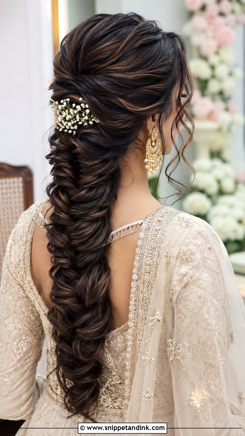 Fishtail Braid Wedding Hairstyle Step By Step - Snippet and Ink - 15 Wedding Hairstyles Step By Step