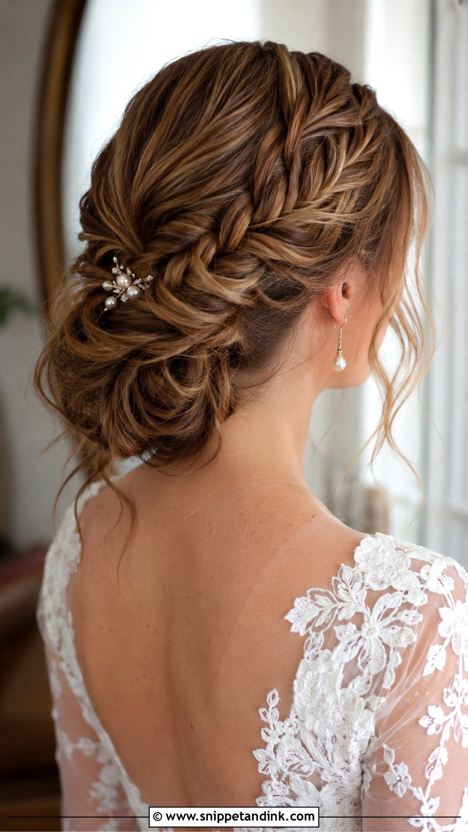 Fishtail Braid Wedding Updo - Snippet and Ink - 25 Wedding Hair Braid Ideas