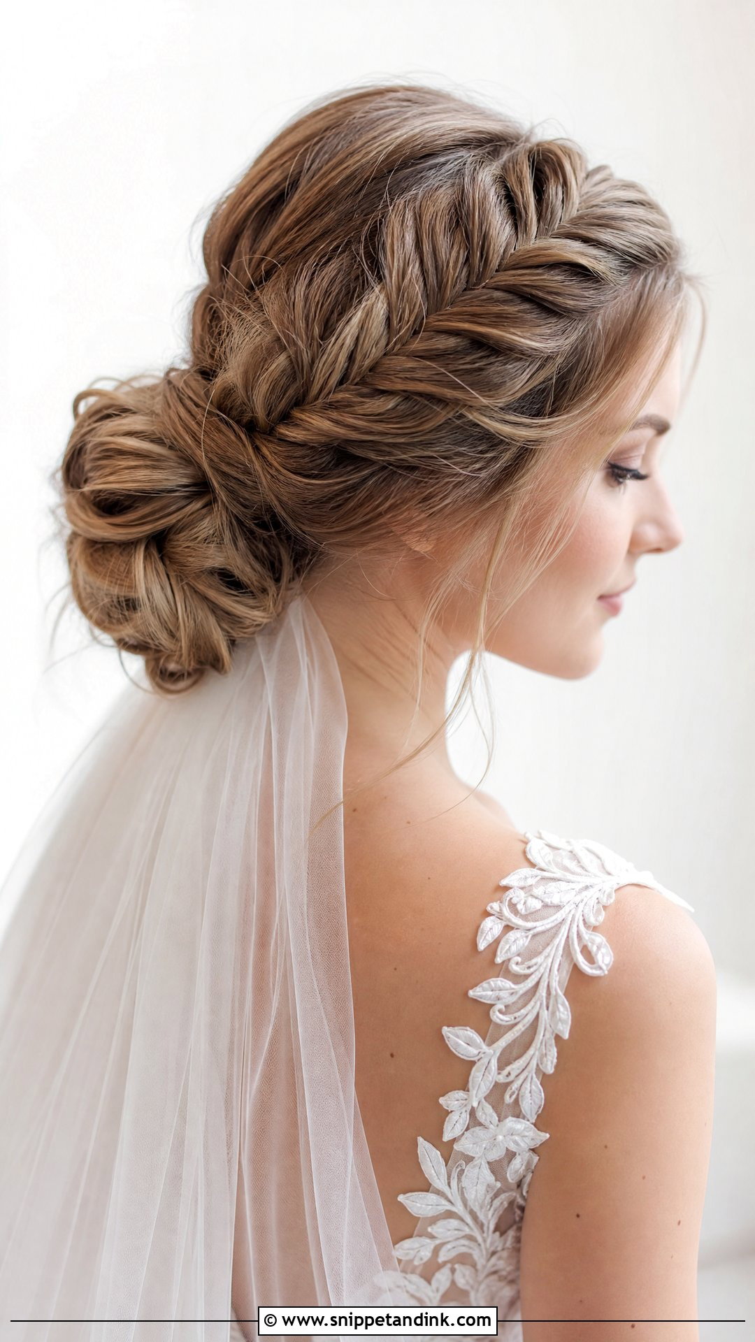 Fishtail Braid Wedding Updo - Snippet and Ink - 20 Bridal Hair with Braid Ideas