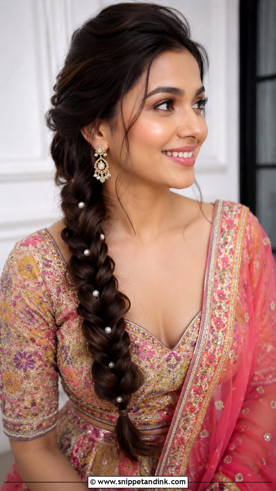 Fishtail Braid With Volume - Snippet and Ink - 20 Nikkah Hairstyles for Bride Sister