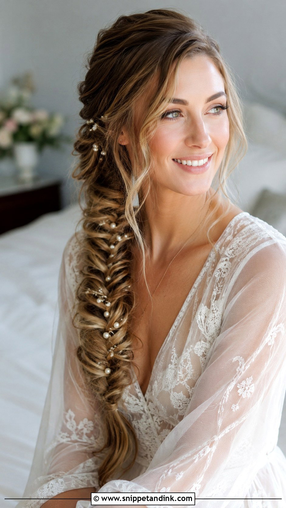 Fishtail Braid for Bride - Snippet and Ink - 25 Wedding Hair for Bride Ideas