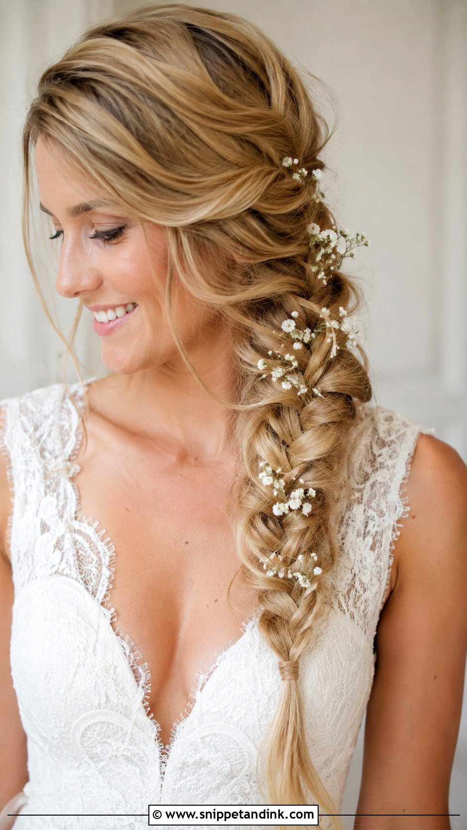Fishtail Braid for Brides - Snippet and Ink - 25 Hairstyles for Brides