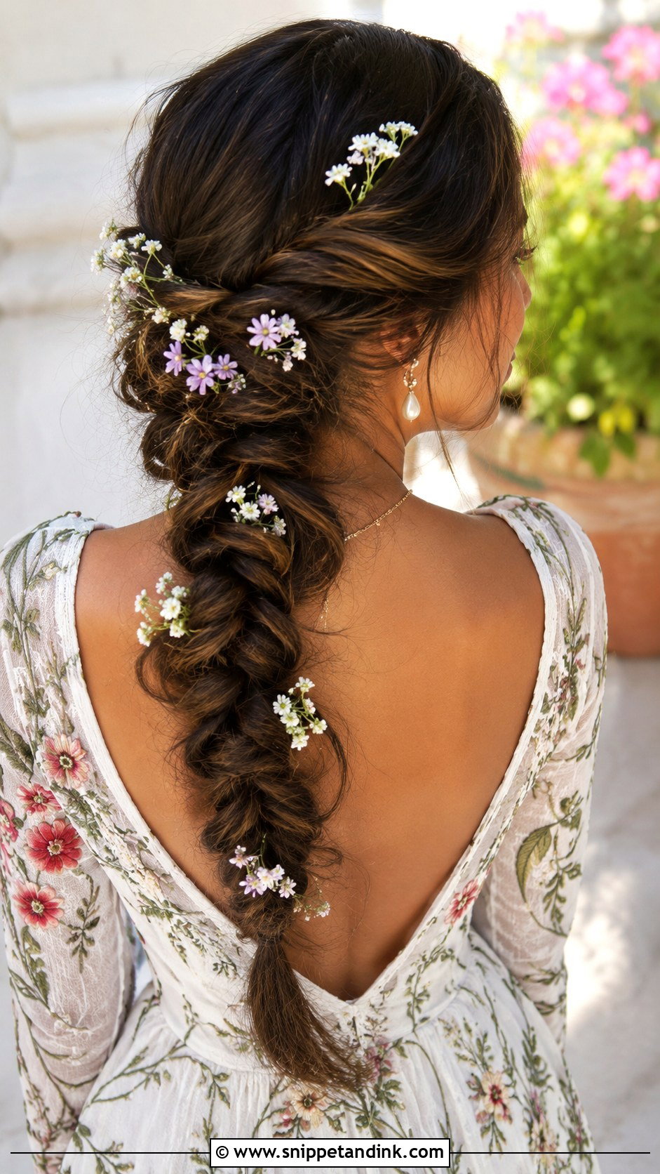 Fishtail Braid for Engagement - Snippet and Ink - 20 Hairstyle for Engagement Look Ideas