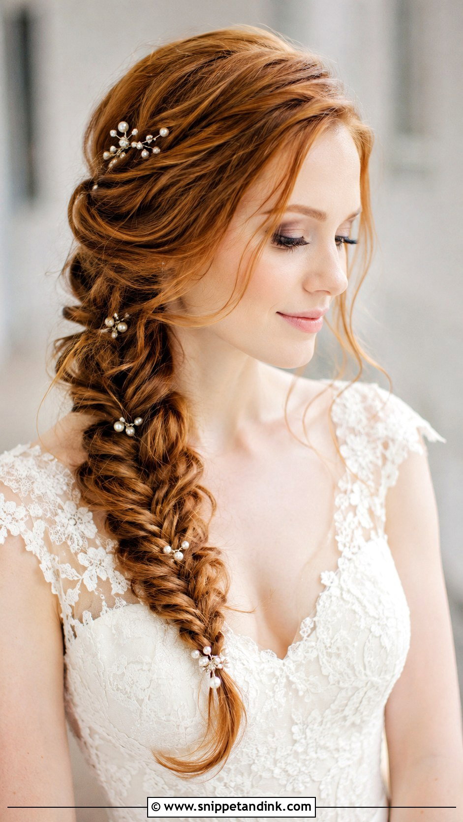 Fishtail Braid for Long Hair - Snippet and Ink - 30 Hairstyles for Long Hair Wedding