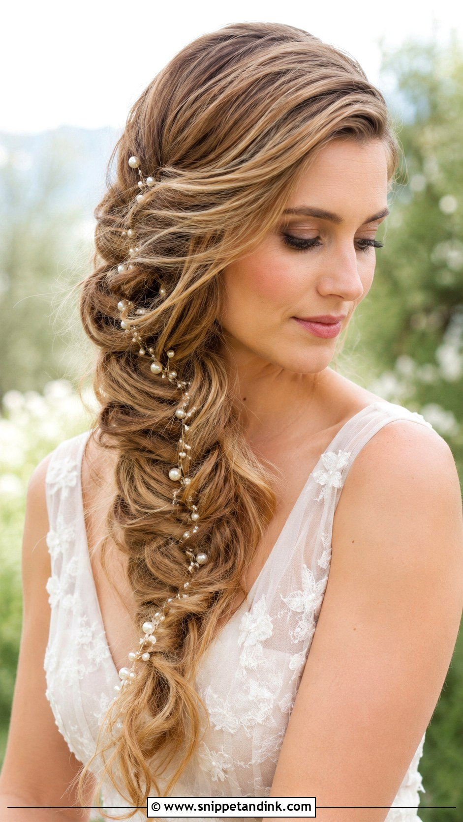 Fishtail Braid for Long Wedding Hair - Snippet and Ink - 20 Wedding Hair for Long Hair Ideas