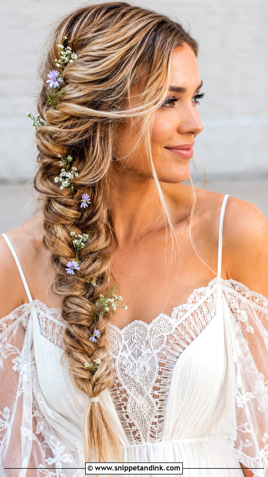 Fishtail Braid for Wedding Guest - Snippet and Ink - 25 Hairstyles for Wedding Party