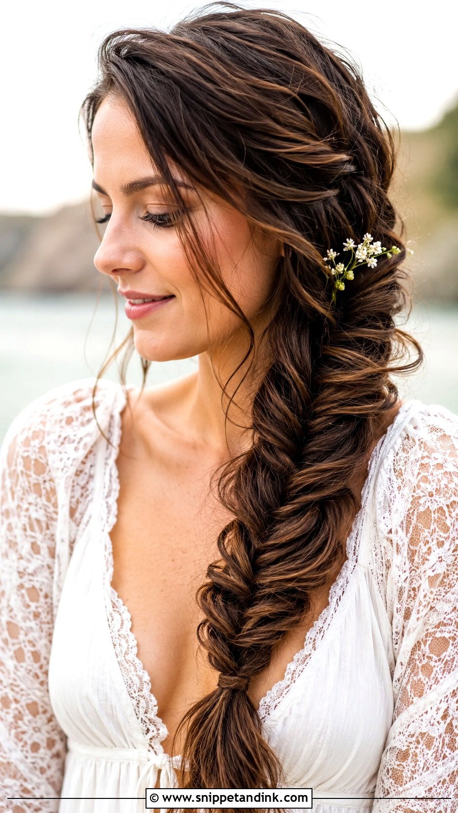 Fishtail Braid for Wedding Guest - Snippet and Ink - 30 Easy Hairstyles for Wedding Guest