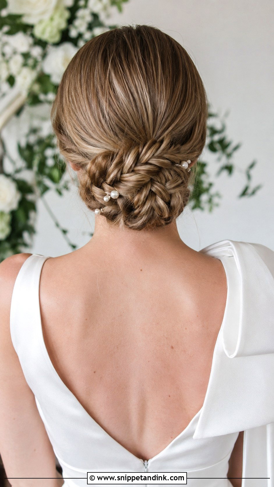 Fishtail Braided Bun - Snippet and Ink - 20 Fishtail Wedding Hair Ideas