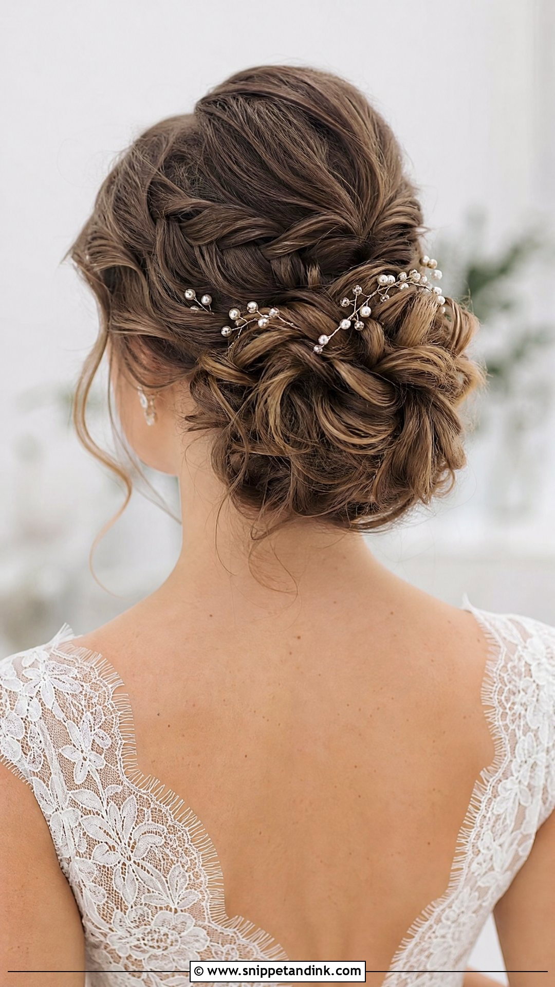 Fishtail Braided Bun - Snippet and Ink - 20 Messy Bridal Bun Ideas