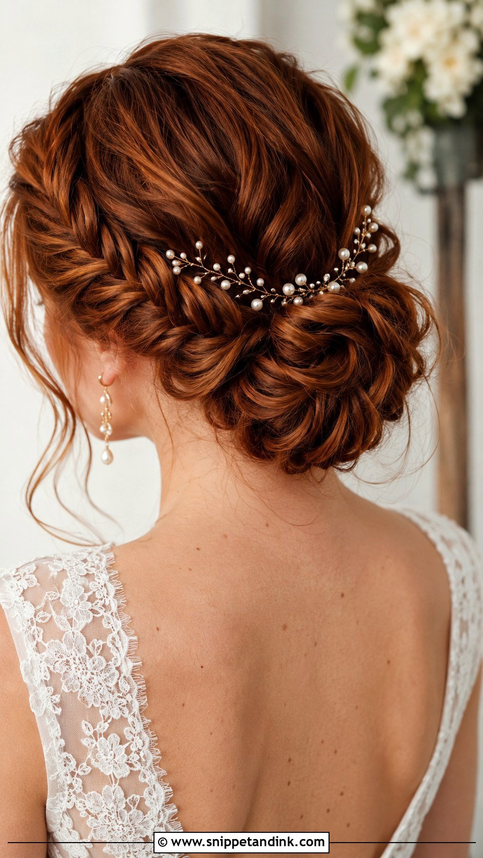 Fishtail Braided Bun - Snippet and Ink - 30 Wedding Braid Hairstyles
