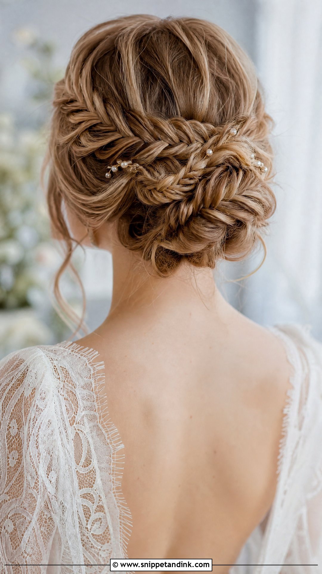 Fishtail Braided Bun for Wedding - Snippet and Ink - 25 Buns Hairstyles for Wedding