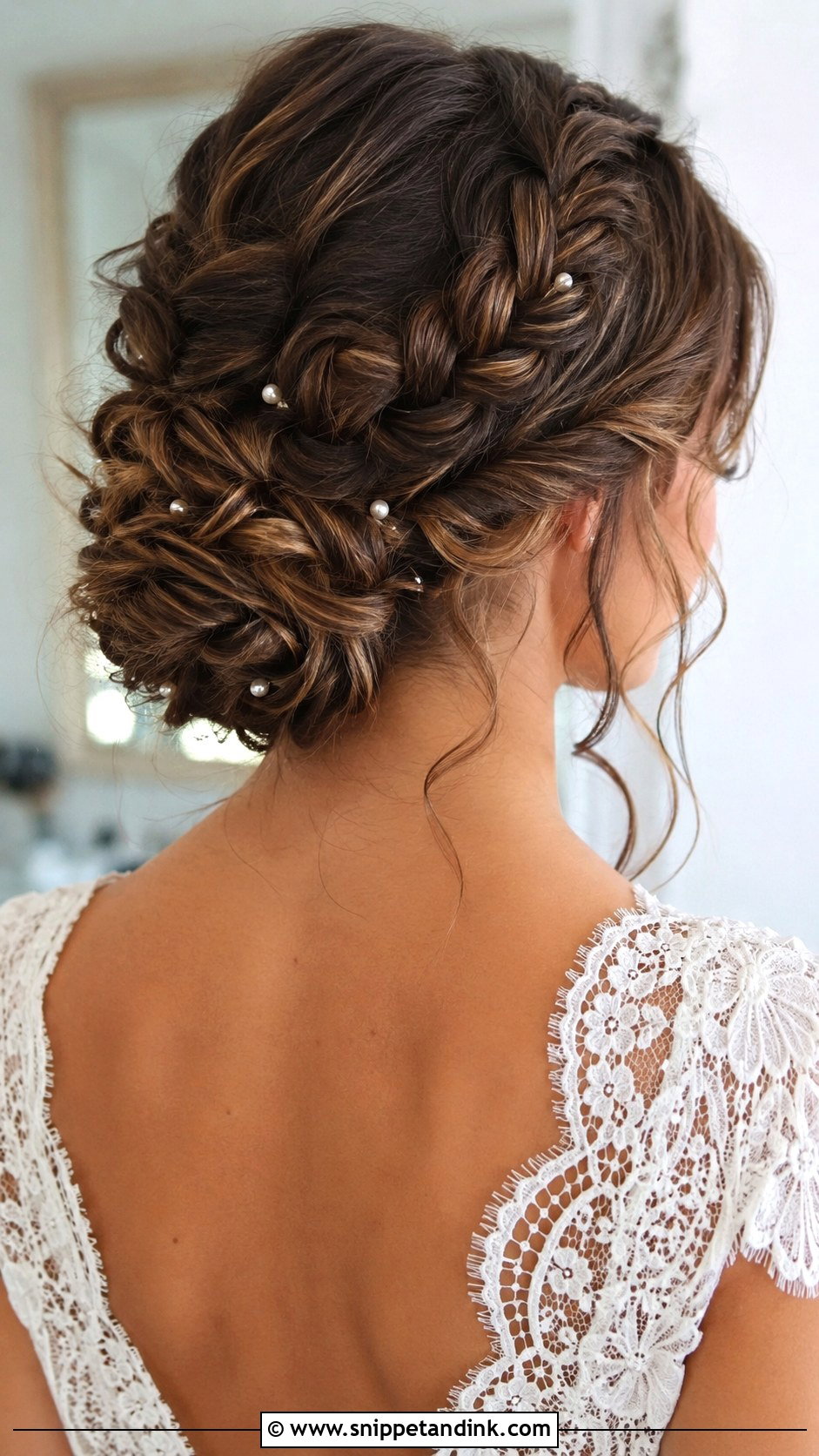 Fishtail Braided Bun for Weddings - Snippet and Ink - 30 Bridal Bun Hairstyles