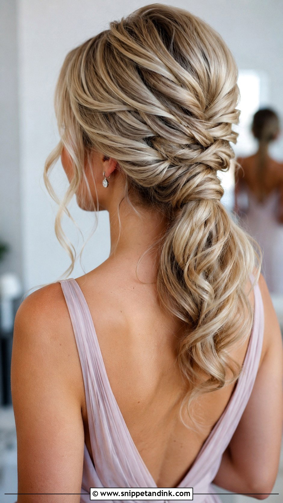 Fishtail Bridesmaid Ponytail Updo - Snippet and Ink - 20 Bridesmaid Hairstyles Updo Ponytail