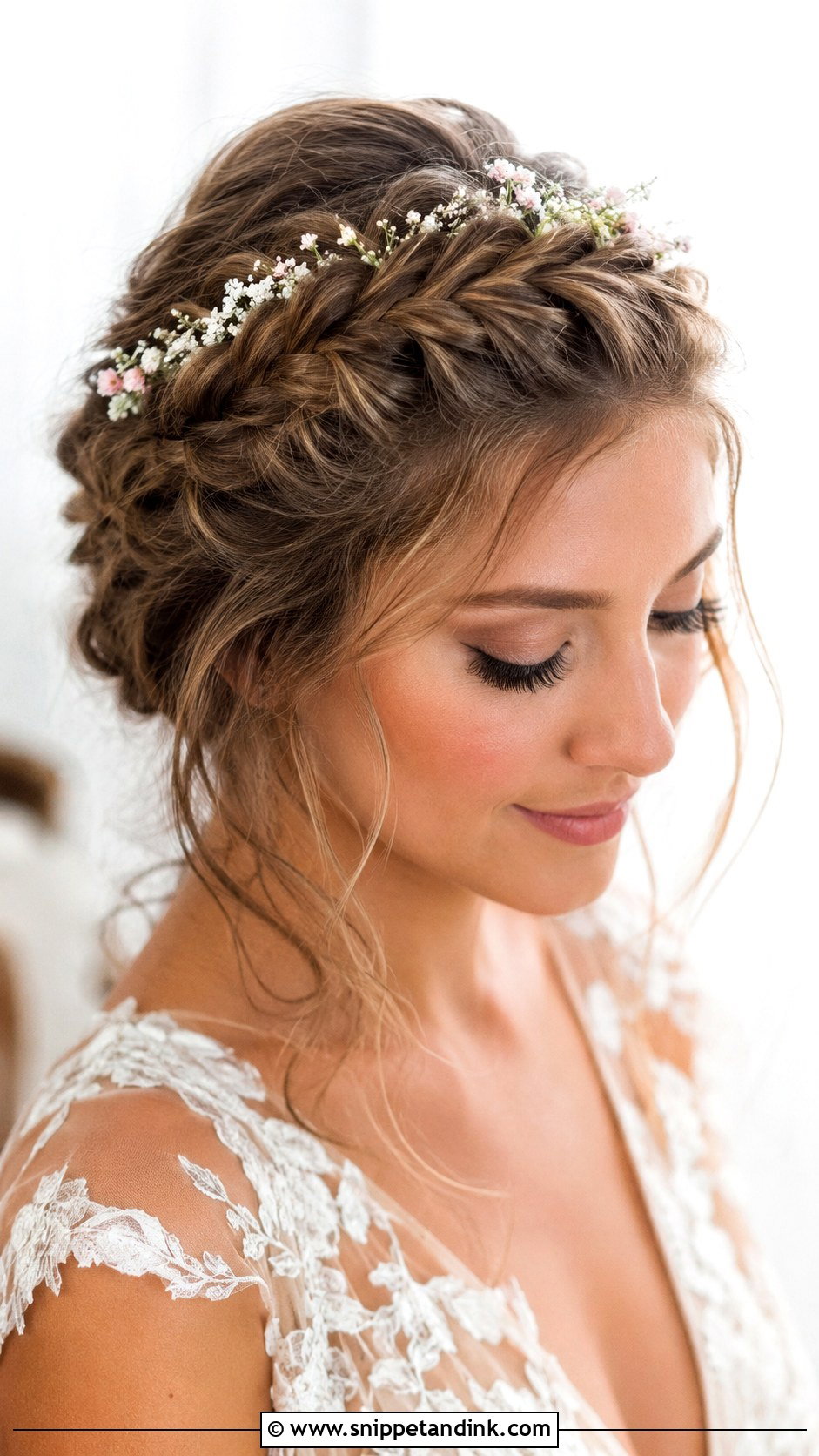 Fishtail Crown Braid - Snippet and Ink - 20 Braid Hairstyle for Wedding Ideas