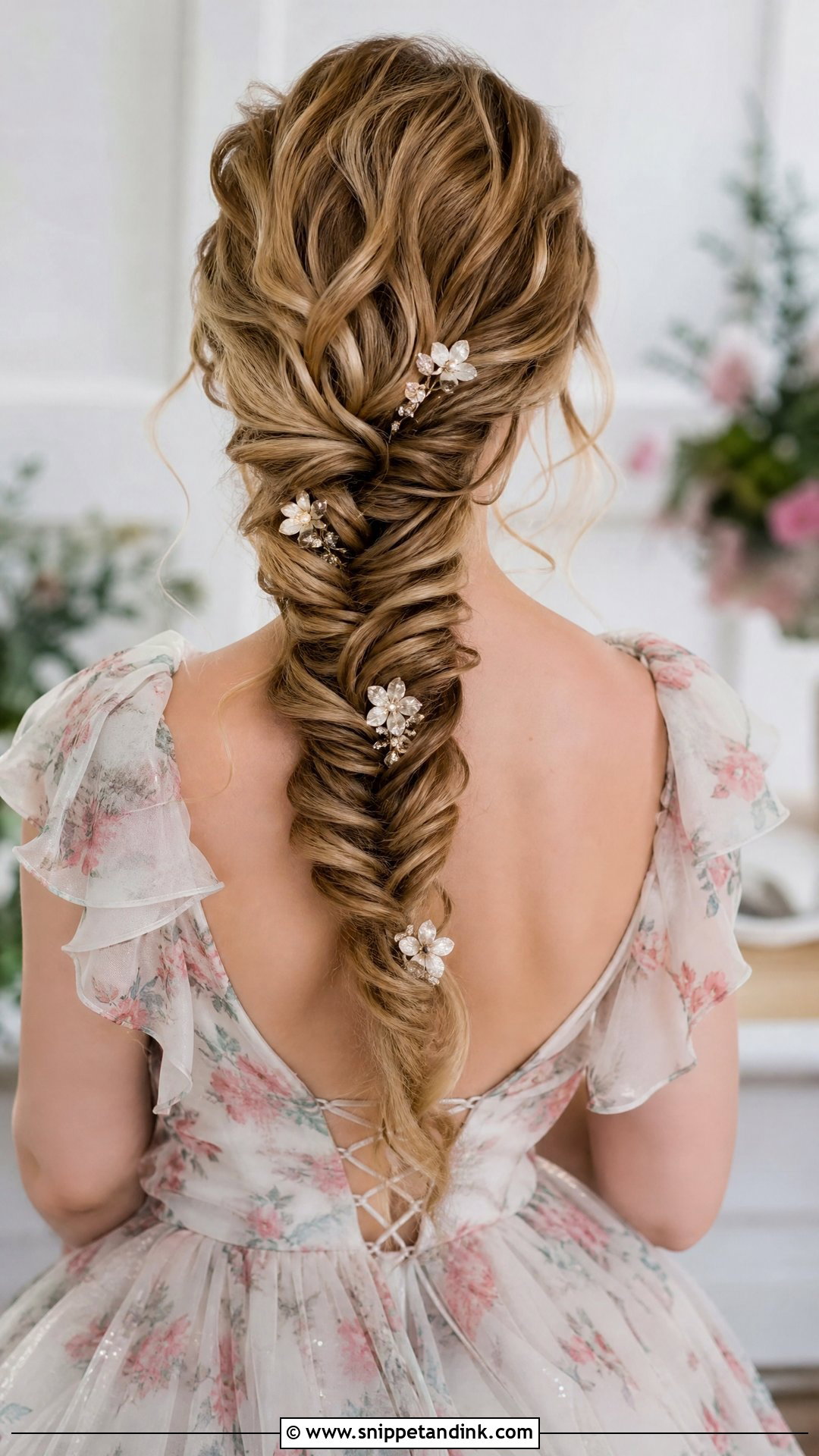 Fishtail Ponytail - Snippet and Ink - 20 Ponytail Hairstyles for Wedding Guest