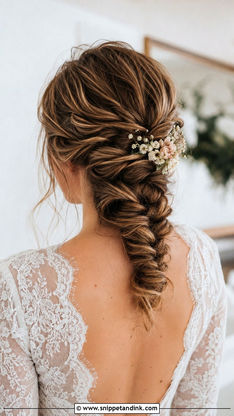 Fishtail Ponytail Updo - Snippet and Ink - 25 Ponytail Updo Wedding Ideas