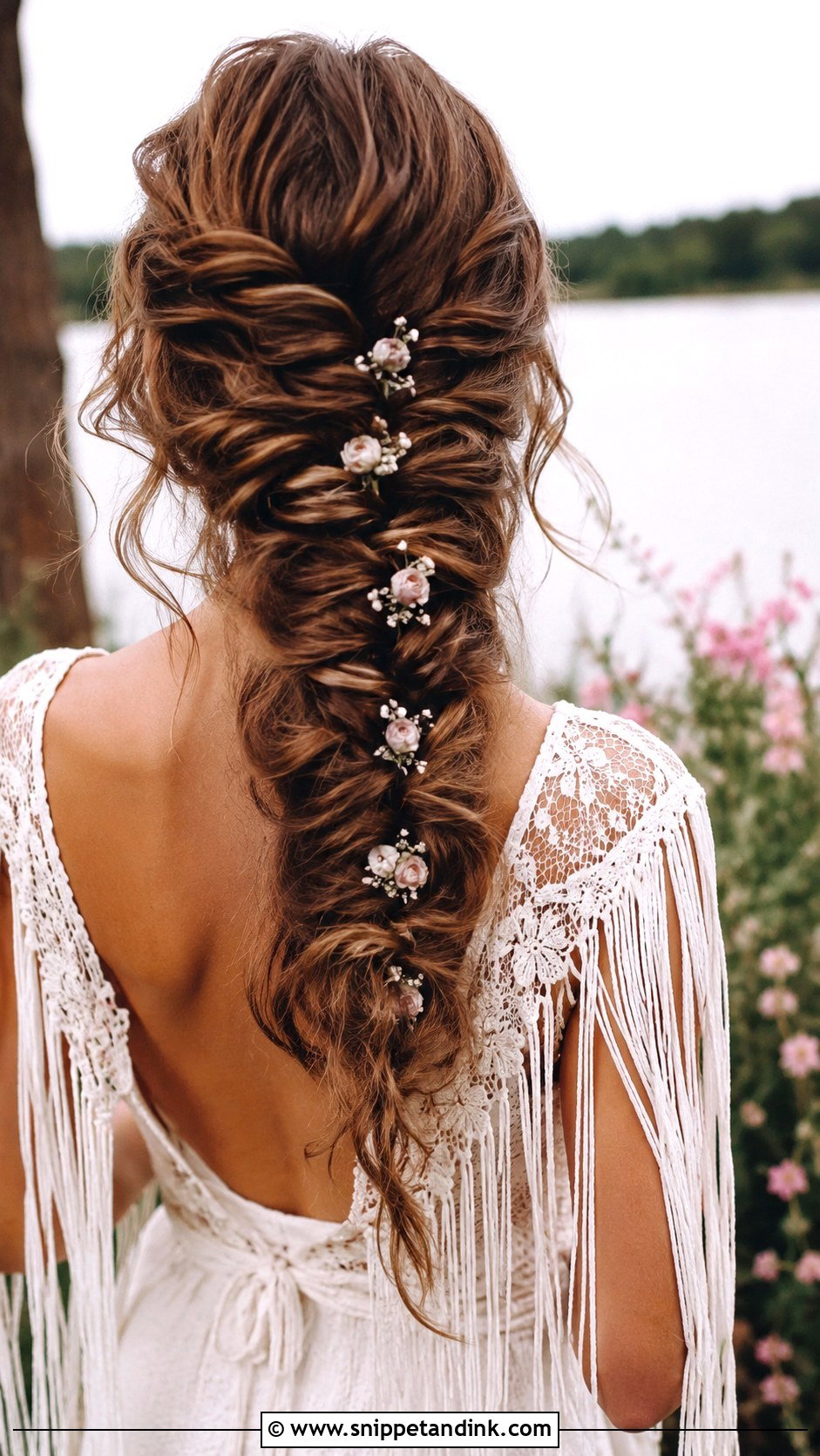 Fishtail Ponytail Wedding Style - Snippet and Ink - 20 Ponytail Wedding Hairstyle Ideas