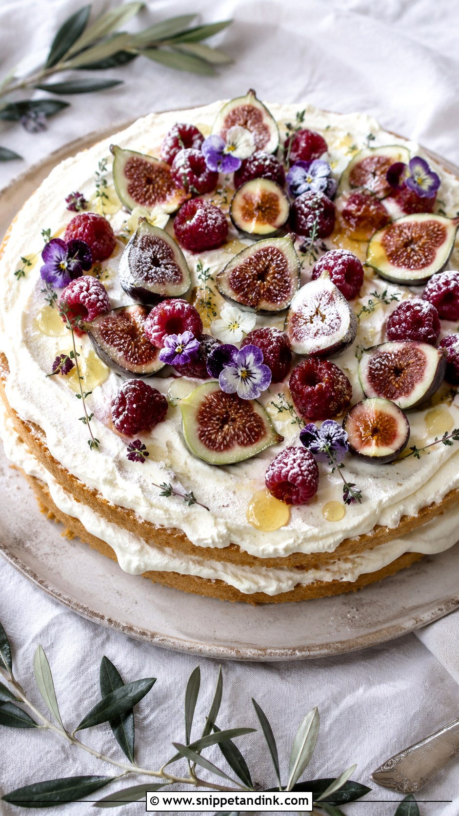 Flat Italian Fig Wedding Cake - Snippet and Ink - 20 Flat Italian Wedding Cake Ideas