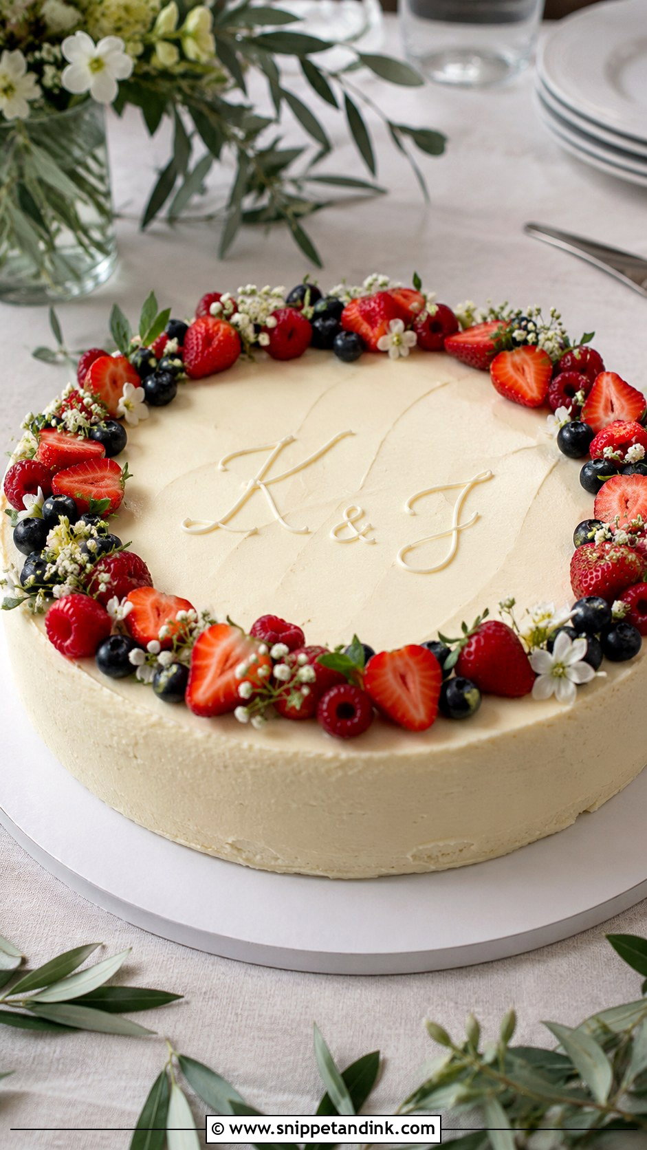 Flat Italian Sponge Wedding Cake - Snippet and Ink - 20 Flat Italian Wedding Cake Ideas