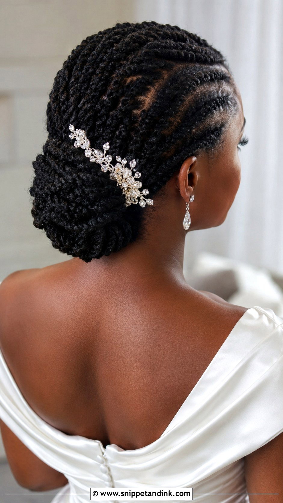 Flat Twist Updo for Wedding - Snippet and Ink - 20 Wedding Hair Styles Black Women