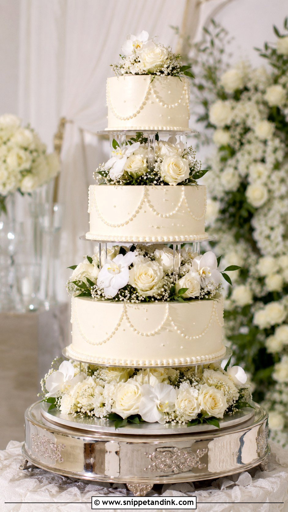 Floating Tier Wedding Cake - Snippet and Ink - 20 Elaborate Cakes for Wedding