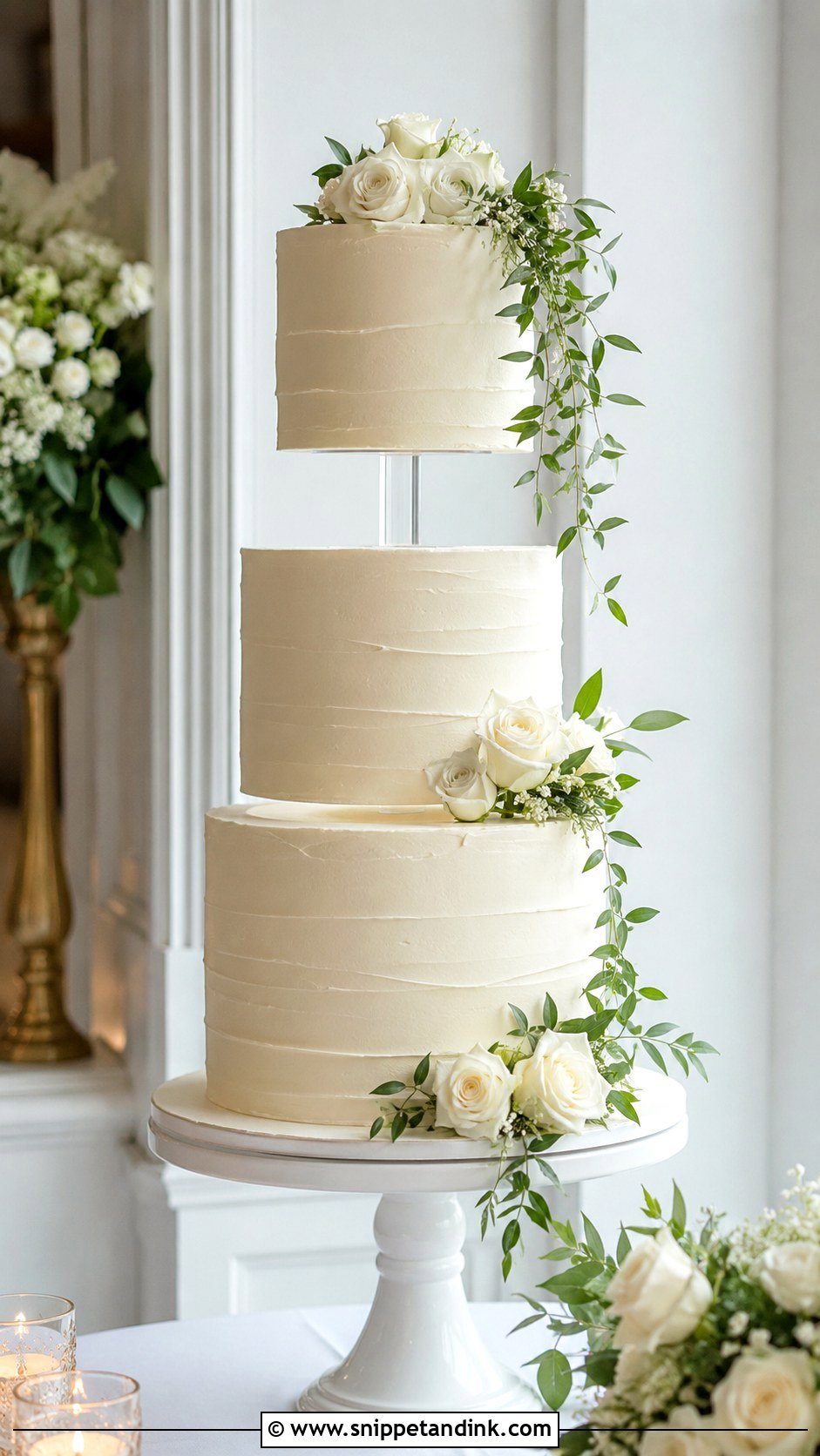 Floating Wedding Cake Separator - Snippet and Ink - 25 Wedding Cake Separators