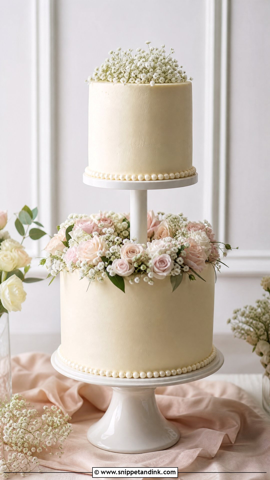 Floating Wedding Cake With Single Tier Lift - Snippet and Ink - 25 Floating Cake Ideas for Wedding