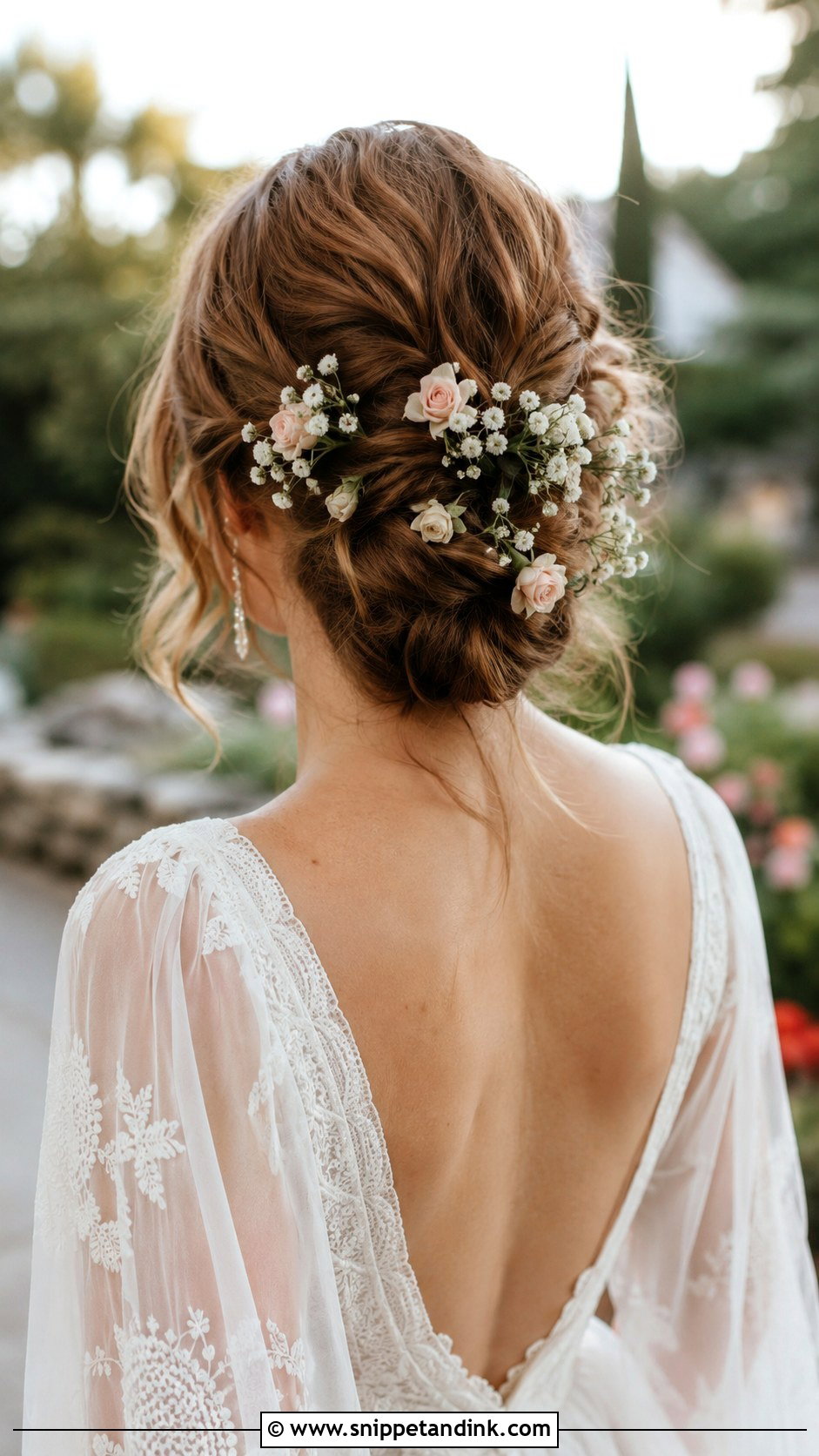 Floral Adorned Bun - Snippet and Ink - 25 Wedding Buns