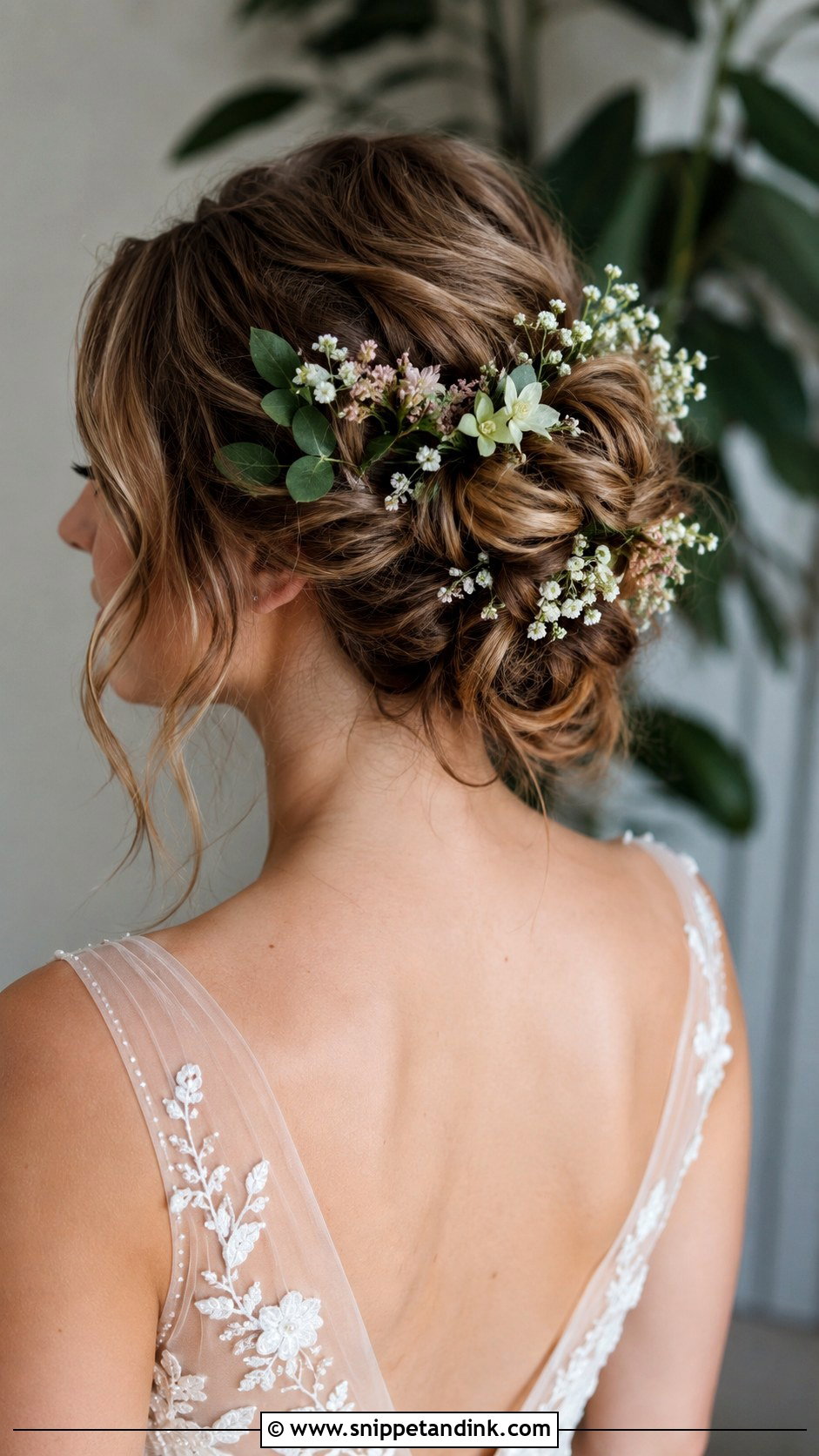 Floral Adorned Updo - Snippet and Ink - 20 Sister of the Bride Hairstyles