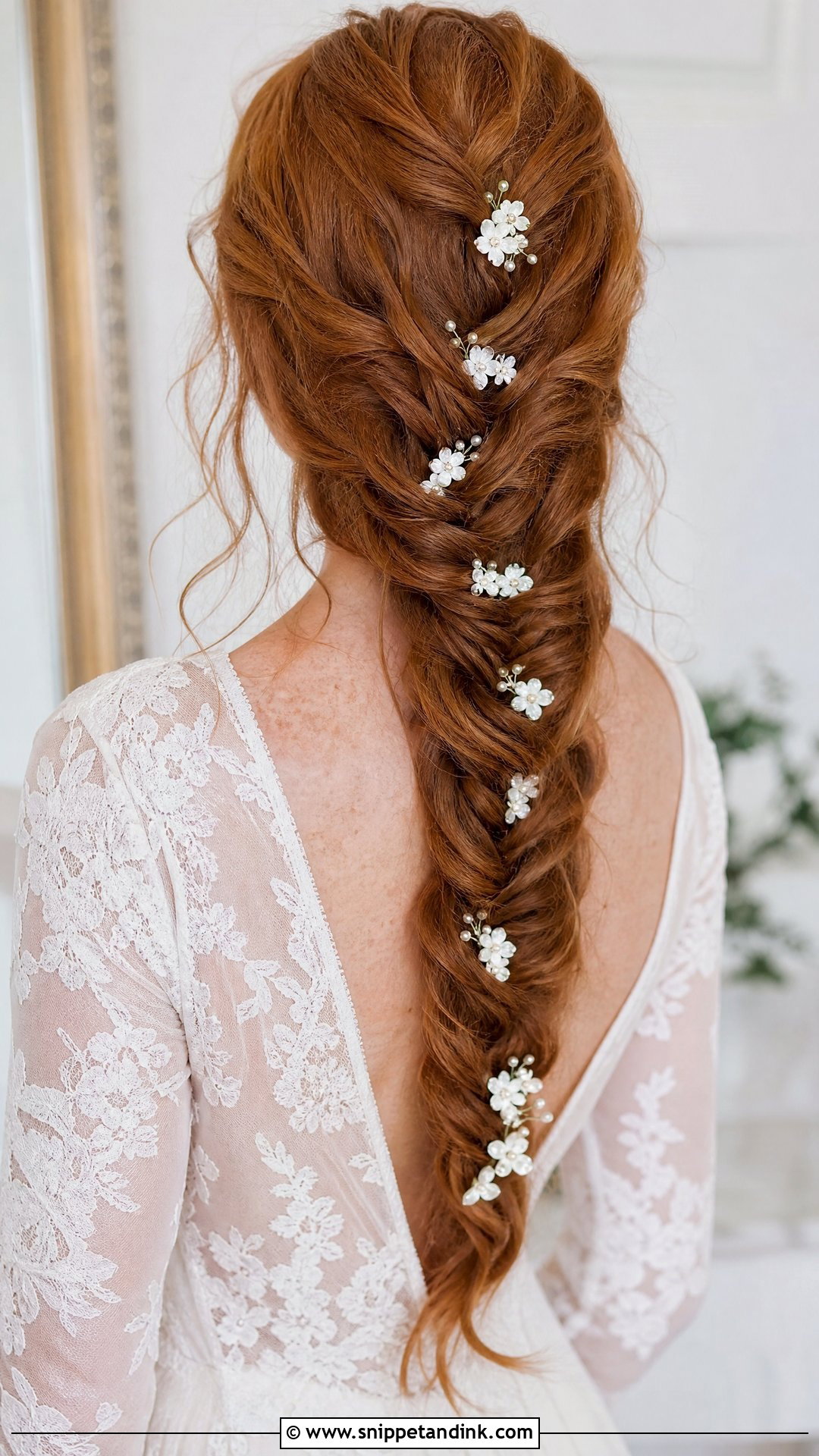 Floral Bridal Braid Accessories - Snippet and Ink - 15 Floral Bridal Hair Accessories