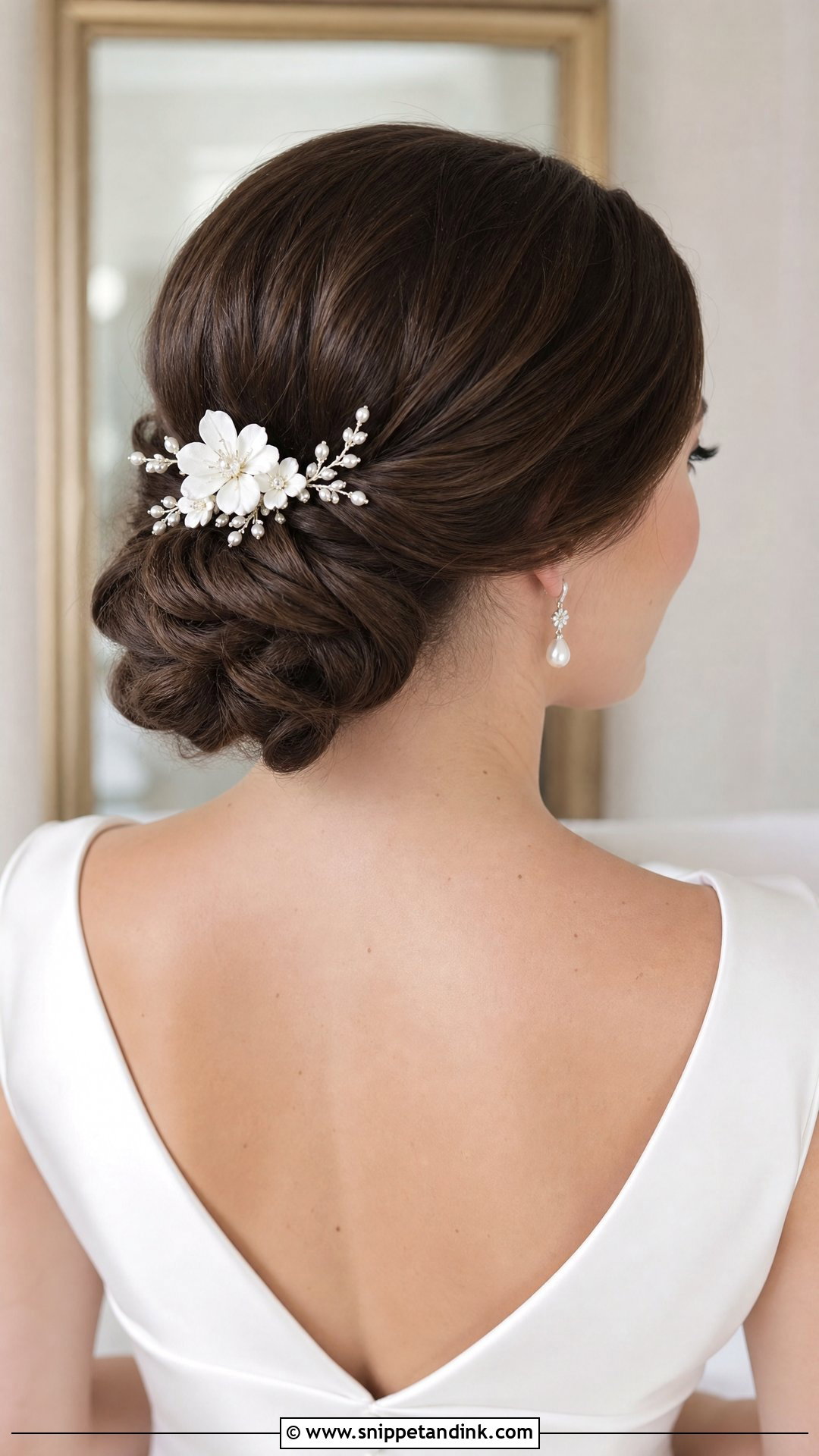 Floral Bridal Hair Comb - Snippet and Ink - 15 Floral Bridal Hair Accessories